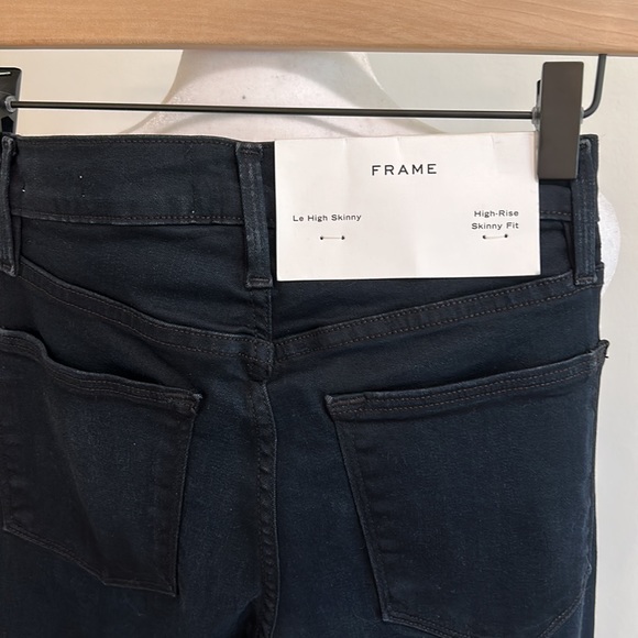 Frame Le High Skinny Triple Fringe High Rise NWT - Picture 4 of 12
